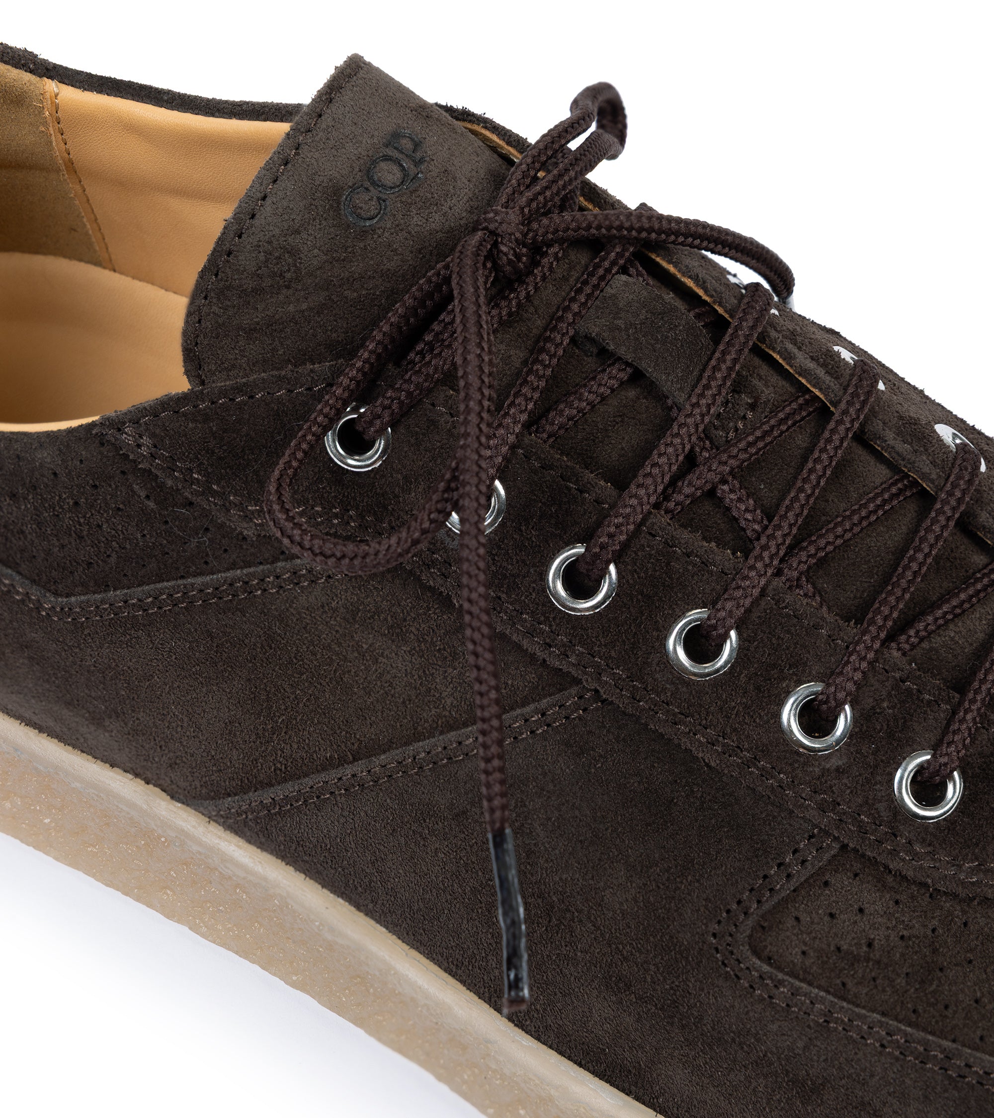 CQP Roamer Suede Sneaker: Chocolate