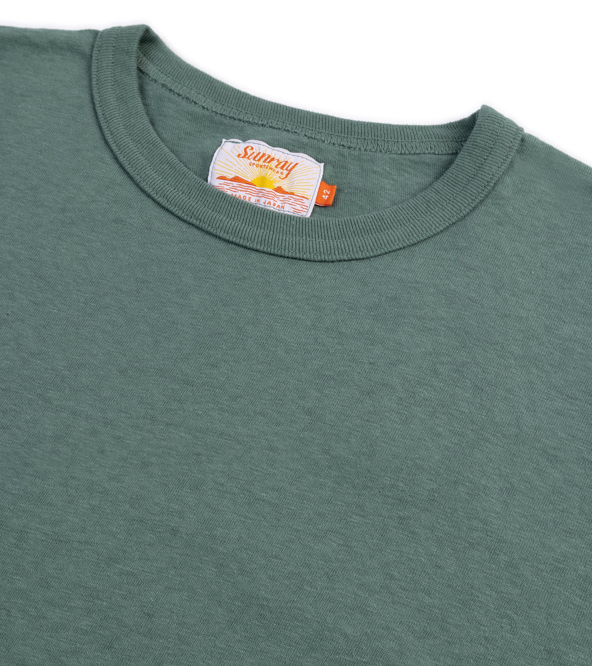 Sunray Sportswear Haleiwa Short Sleeve Cotton T-Shirt: Sagebrush Green
