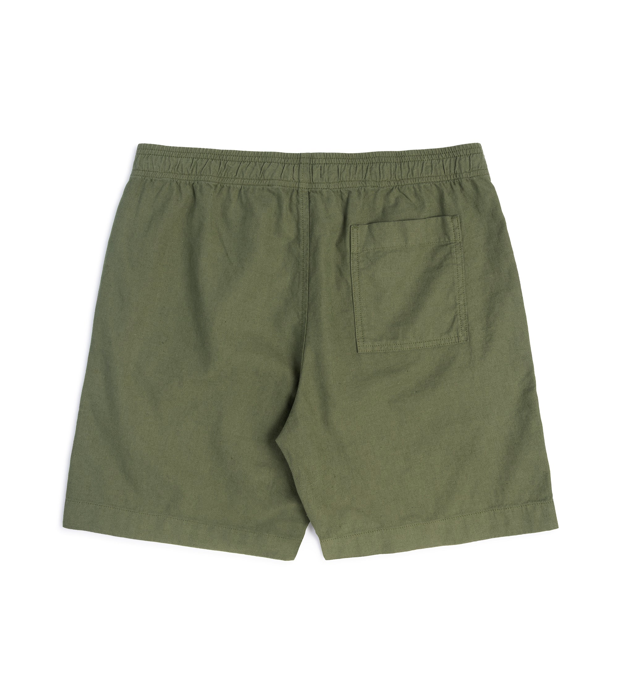 Trunk Cotton Linen Easy Shorts: Light Olive