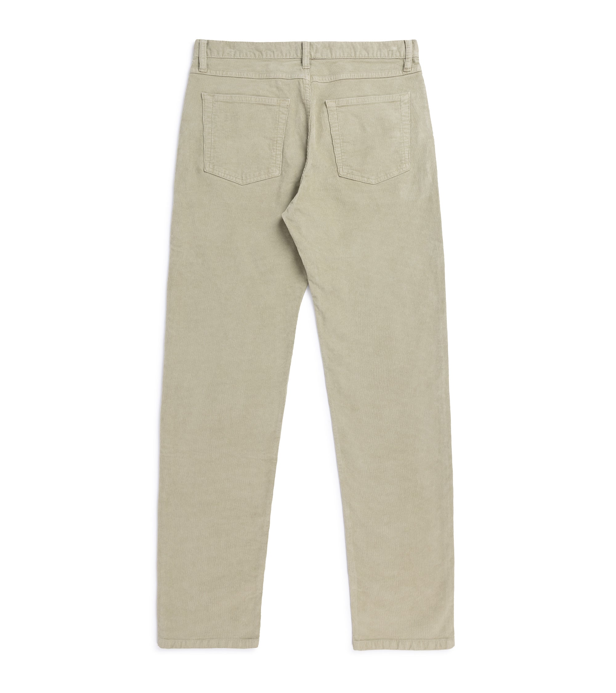 Trunk Dean corduroy 5-pocket trousers in oyster grey, close-up of the front pocket.