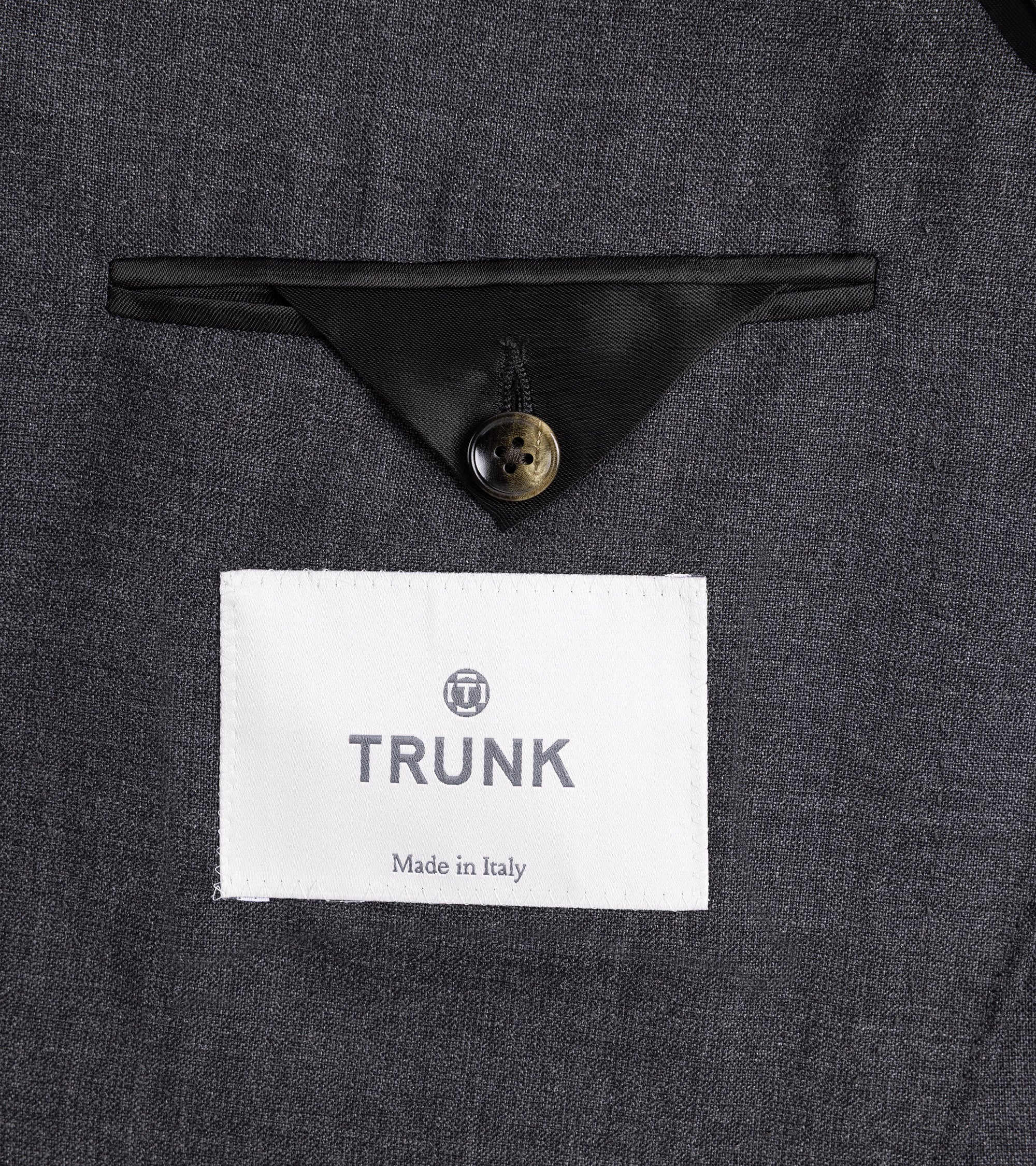 Trunk Walbrook High Twist Wool Suit Jacket: Grey