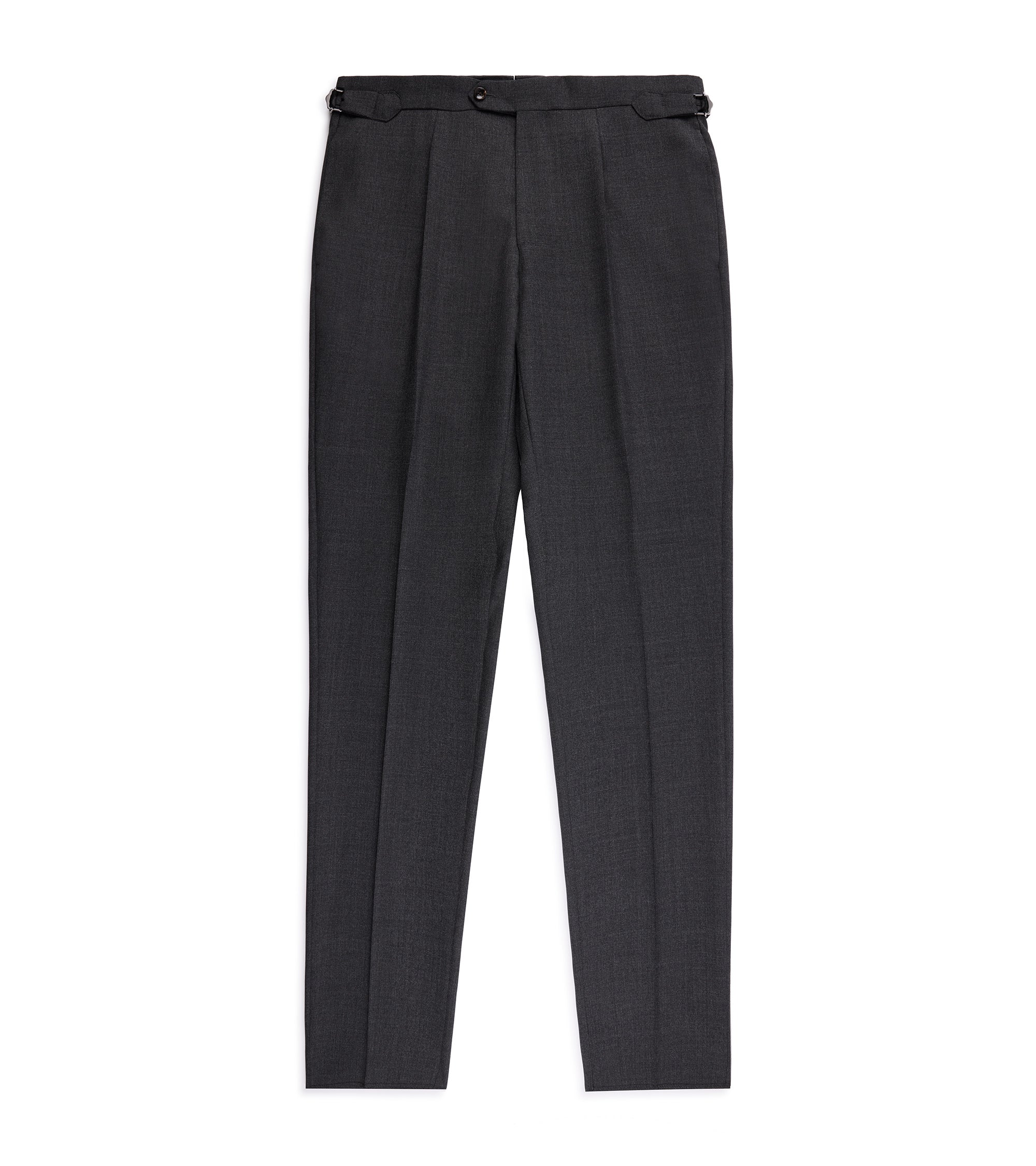 Trunk Warwick High Twist Wool Suit Trousers: Grey